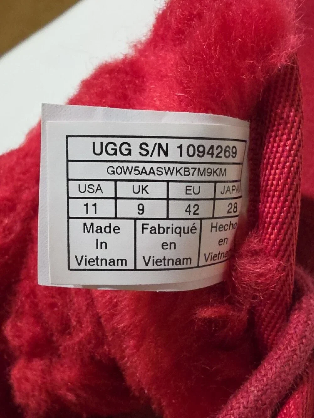 UGG Neumel II Boot Samba Red Suede Leather Ankle Booties